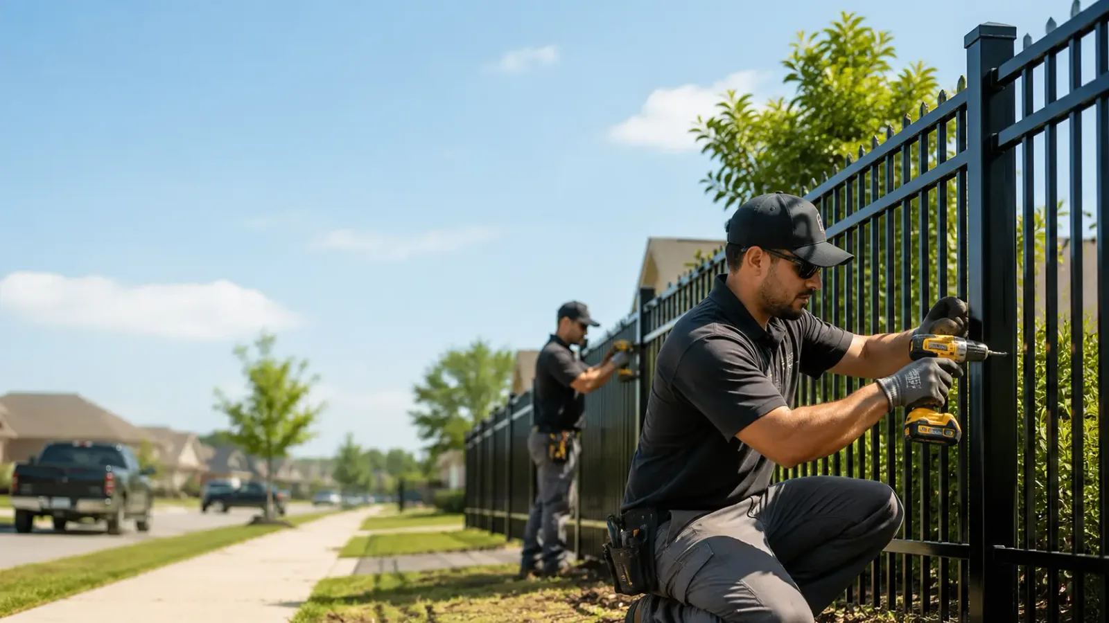 Metal Fence Installation in Grandview, TX